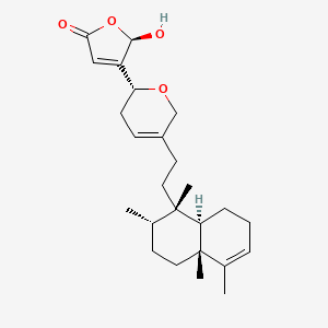 molecular formula C25H36O4 B1260892 cacospongionolide E 