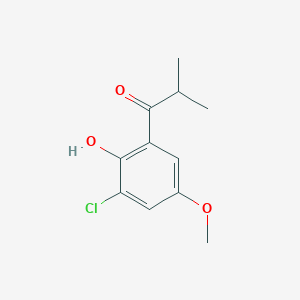 1-(3-Chloro-2-hydroxy-5-methoxyphenyl)-2-methylpropan-1-one