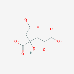2-Hydroxy-4-oxobutane-1,2,4-tricarboxylate