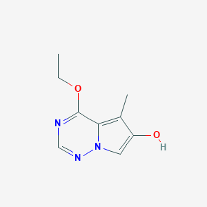 Pyrrolo[2,1-f][1,2,4]triazin-6-ol, 4-ethoxy-5-methyl-