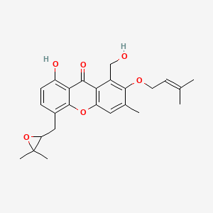 molecular formula C25H28O6 B1260907 Variecoxanthone C CAS No. 55812-92-5