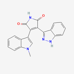 3-(1H-indazol-3-yl)-4-(1-methylindol-3-yl)pyrrole-2,5-dione