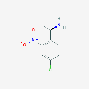 Benzenemethanamine, 4-chloro-A-methyl-2-nitro-, (AR)-