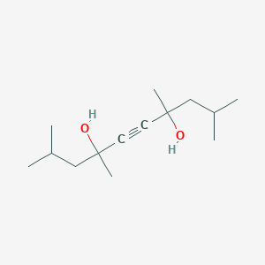 molecular formula C14H26O2 B126091 2,4,7,9-Tetramethyl-5-decyne-4,7-diol CAS No. 126-86-3