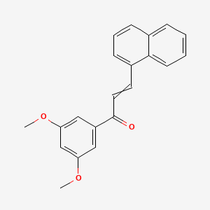 1-(3,5-Dimethoxyphenyl)-3-(naphthalen-1-yl)prop-2-en-1-one