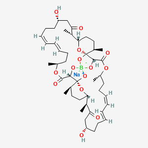 molecular formula C46H68BNaO14 B1260917 Tartrolon b 
