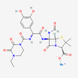 molecular formula C24H27N6NaO10S B1260934 Formidacillin CAS No. 94425-13-5