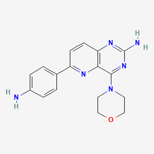 6-(4-Aminophenyl)-4-(morpholin-4-yl)pyrido[3,2-d]pyrimidin-2-amine