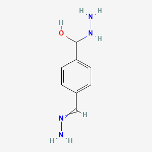 Hydrazinyl[4-(hydrazinylidenemethyl)phenyl]methanol