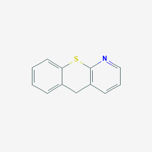 molecular formula C12H9NS B1260946 5H-[1]Benzothiopyrano[2,3-b]pyridine CAS No. 261-37-0