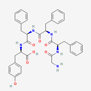 Glycyl-D-phenylalanyl-D-phenylalanyl-D-phenylalanyl-D-tyrosine