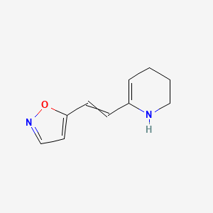 6-[2-(1,2-Oxazol-5-yl)ethenyl]-1,2,3,4-tetrahydropyridine