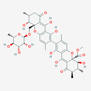 molecular formula C40H46O17 B1260950 Hirtusneanoside 