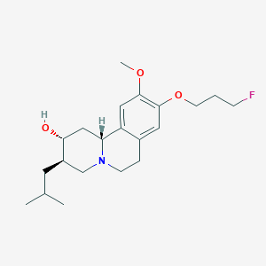 molecular formula C21H32FNO3 B1260951 Florbenazine CAS No. 937245-42-6