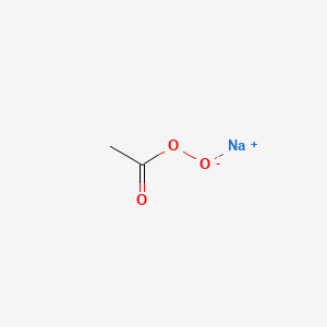 molecular formula C2H3NaO3 B1260957 Sodium peracetate CAS No. 64057-57-4