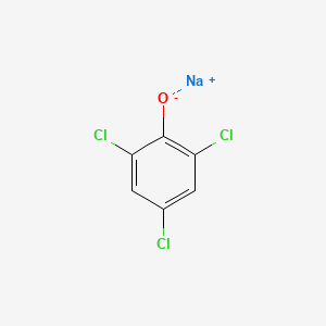 molecular formula C6H3Cl3NaO B1260959 Sodium 2,4,6-trichlorophenolate CAS No. 3784-03-0