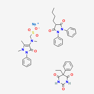 molecular formula C44H48N7NaO9S B1260961 Exrheudon-dragees CAS No. 77306-13-9