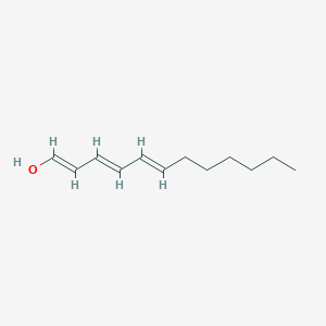 molecular formula C12H20O B1260970 Dodecatrienol 