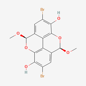 molecular formula C16H12Br2O6 B1260971 Urceolatol 