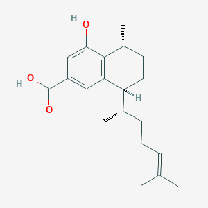 molecular formula C20H28O3 B1260976 8-Hydroxyserrulat-14-en-19-oic acid 