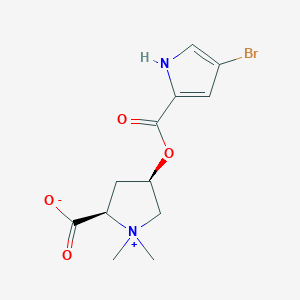 molecular formula C12H15BrN2O4 B1260977 Damituricin 