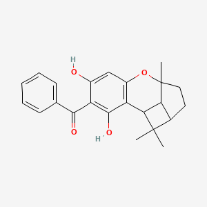 molecular formula C23H24O4 B1260980 Clusiacyclol A 