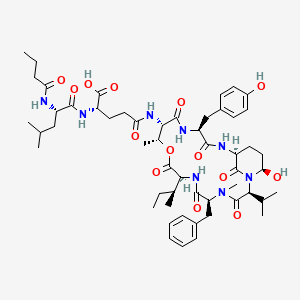 molecular formula C54H78N8O14 B1260985 Micripeptin 88-N 