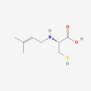 (2R)-2-(3-methylbut-2-enylamino)-3-sulfanylpropanoic acid