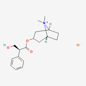 molecular formula C18H26BrNO3 B1261008 Hyoscyamine methylbromide CAS No. 74347-29-8