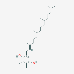 molecular formula C28H48O2 B1261009 2,3-二甲基-6-植醇氢醌 