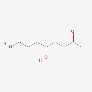 molecular formula C8H16O3 B12610177 5,8-Dihydroxyoctan-2-one CAS No. 918310-91-5