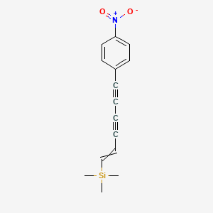 Trimethyl[6-(4-nitrophenyl)hex-1-ene-3,5-diyn-1-yl]silane