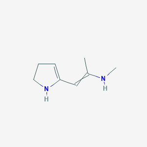 1-(4,5-Dihydro-1H-pyrrol-2-yl)-N-methylprop-1-en-2-amine