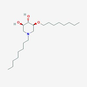 (3R,4S,5S)-1-Octyl-5-(octyloxy)piperidine-3,4-diol