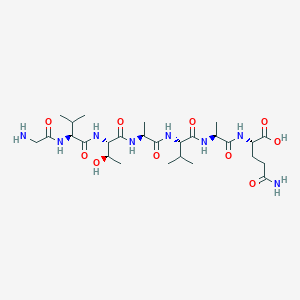 Glycyl-L-valyl-L-threonyl-L-alanyl-L-valyl-L-alanyl-L-glutamine