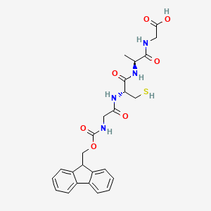 N-{[(9H-Fluoren-9-yl)methoxy]carbonyl}glycyl-L-cysteinyl-L-alanylglycine