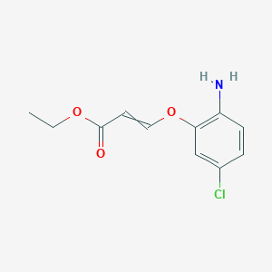 Ethyl 3-(2-amino-5-chlorophenoxy)prop-2-enoate