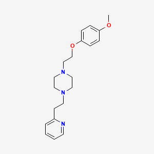 1-[2-(4-Methoxyphenoxy)ethyl]-4-[2-(pyridin-2-yl)ethyl]piperazine