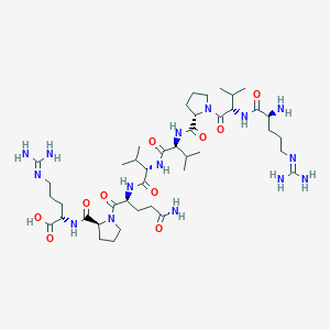 N~5~-(Diaminomethylidene)-L-ornithyl-L-valyl-L-prolyl-L-valyl-L-valyl-L-glutaminyl-L-prolyl-N~5~-(diaminomethylidene)-L-ornithine