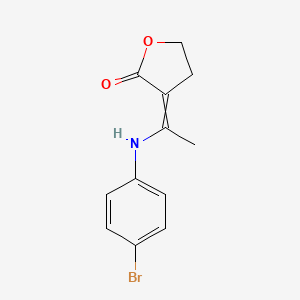 3-[1-(4-Bromoanilino)ethylidene]oxolan-2-one