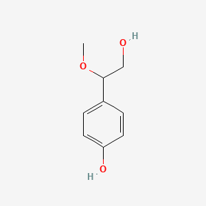 molecular formula C9H12O3 B1261031 2-Methoxy-2-(4-hydroxyphenyl)ethanol 