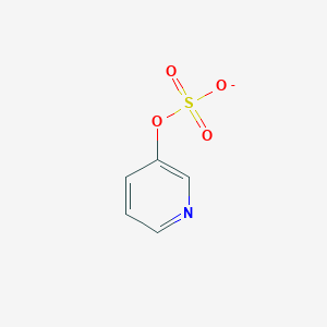 molecular formula C5H4NO4S- B1261033 Pyridin-3-yl sulfate 