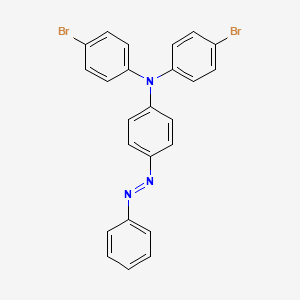 4-Bromo-N-(4-bromophenyl)-N-{4-[(E)-phenyldiazenyl]phenyl}aniline