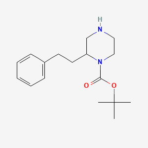 2-Phenethyl-piperazine-1-carboxylic acid tert-butyl ester