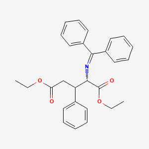 Diethyl N-(diphenylmethylidene)-3-phenyl-L-glutamate