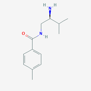 N-[(2S)-2-Amino-3-methylbutyl]-4-methylbenzamide