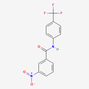 3-nitro-N-[4-(trifluoromethyl)phenyl]benzamide