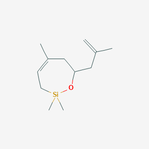 1-Oxa-2-silacyclohept-4-ene, 2,2,5-trimethyl-7-(2-methyl-2-propenyl)-