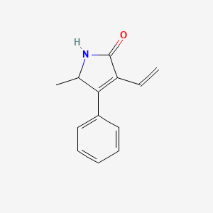 3-Ethenyl-5-methyl-4-phenyl-1,5-dihydro-2H-pyrrol-2-one