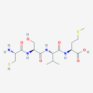 L-Cysteinyl-L-seryl-L-valyl-L-methionine